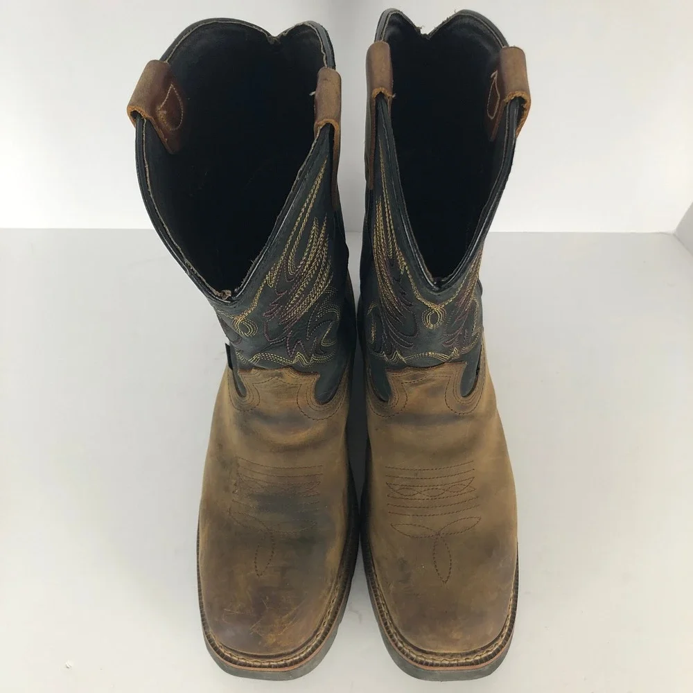 THOROGOOD Wellington Waterproof Work Boots Men's 10.5 EE Brown 814-4330  EH SR